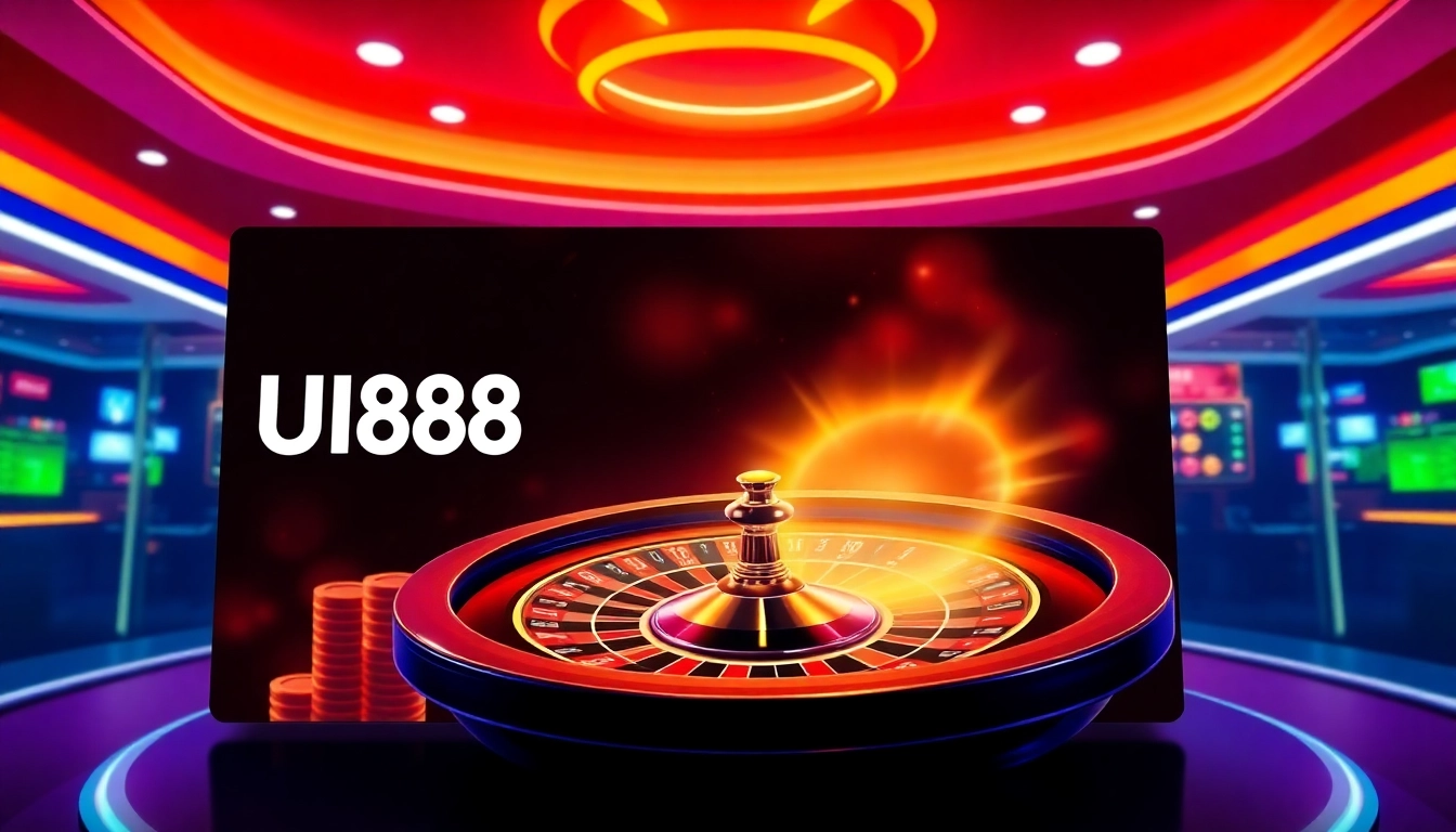 Engaging visual of UU88 online casino platform showcasing secure gameplay and vibrant betting options to attract users.