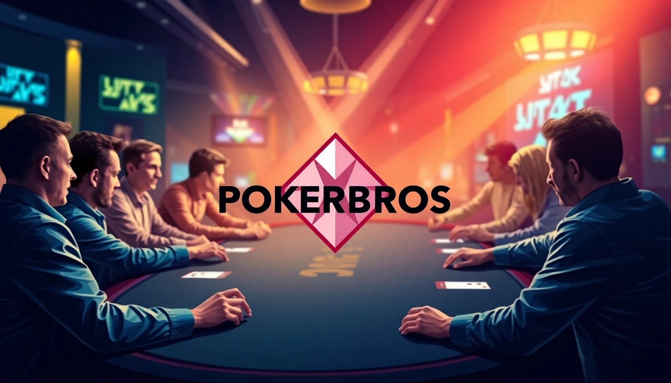 Pokerbros Diamond Union online poker club with active players and vibrant interface