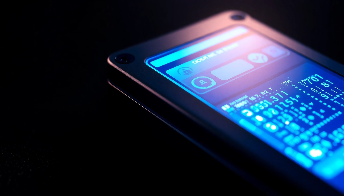 Crypto wallet security device showing private keys being protected with advanced encryption for