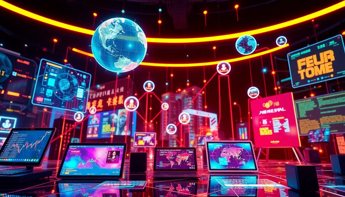 KJC's innovative digital platform fostering global connectivity and advanced entertainment solutions for users worldwide.