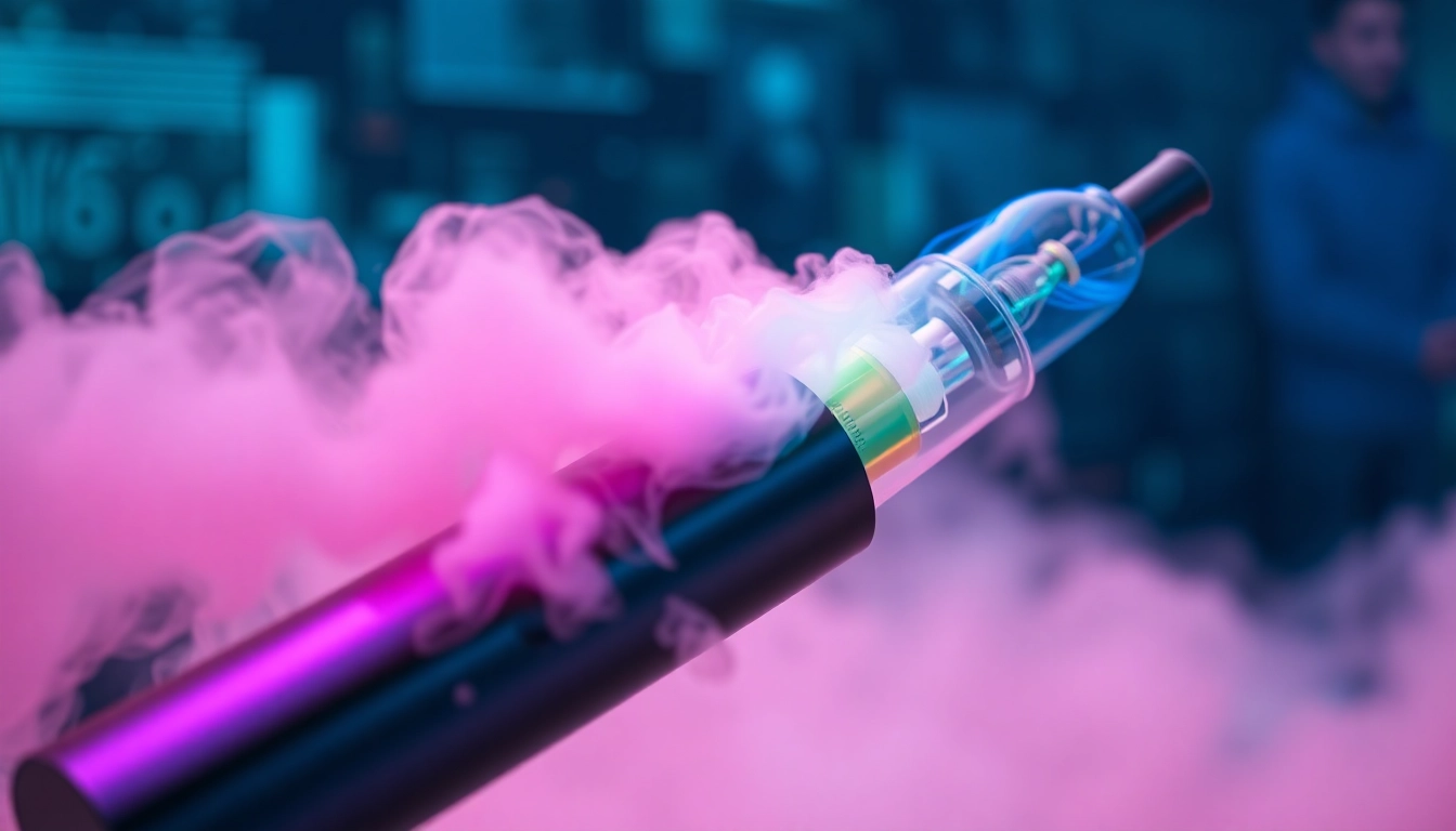 Vozol puff disposable vape device emitting colorful vapor, highlighting high puff capacity and modern design for satisfying vaping experience.