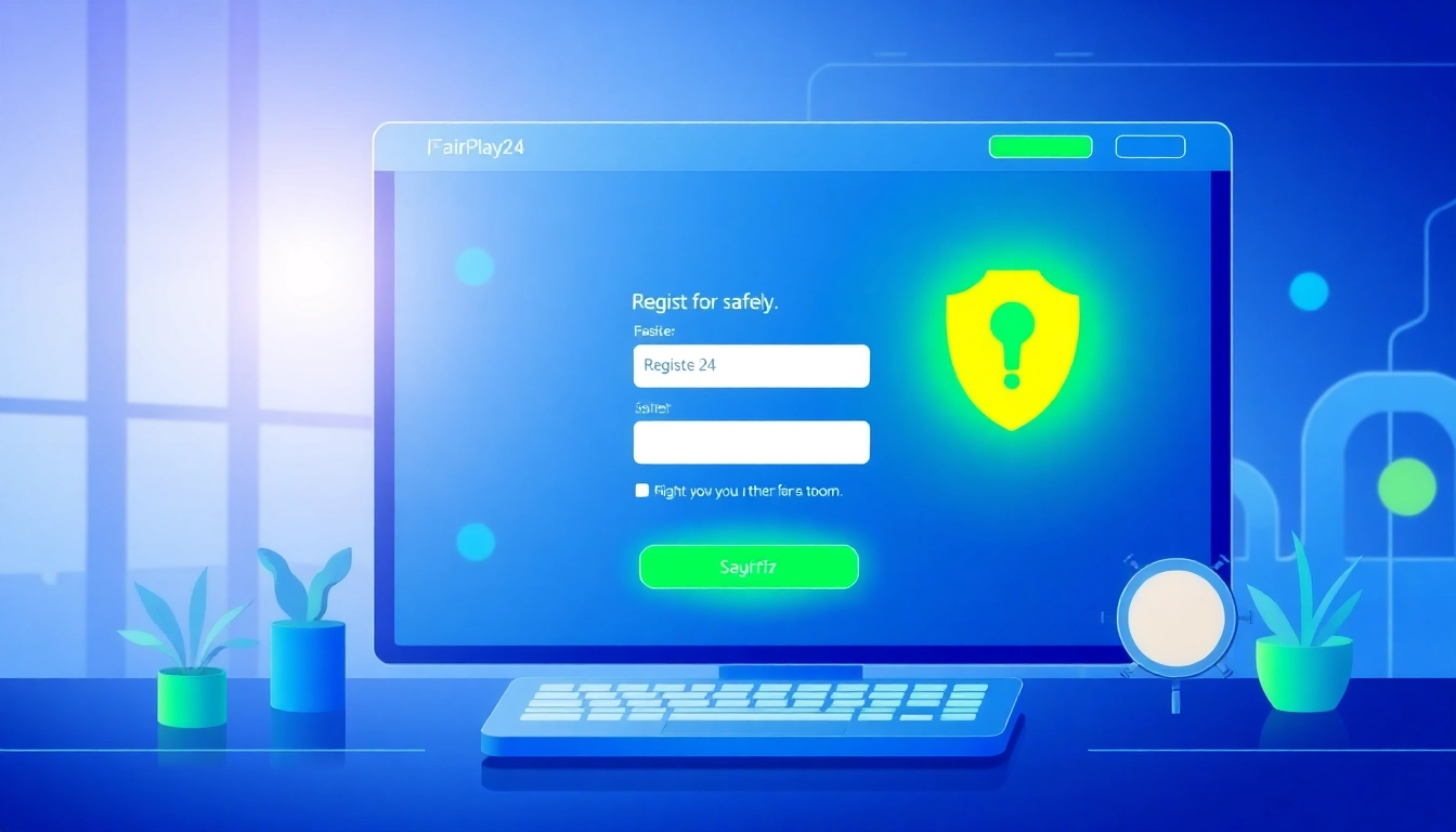 Secure FairPlay24 register process with user-friendly interface and fast signup experience